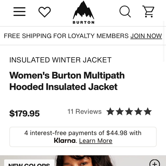 Burton Multipath Hooded Insulated
Jacket - Picture 13 of 13